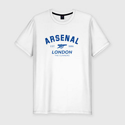 Футболка slim-fit Arsenal london the gunners, цвет: белый