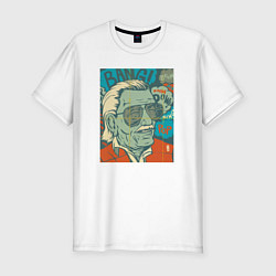 Мужская slim-футболка Stan Lee bang