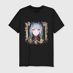 Футболка slim-fit Smug Anime Girl, цвет: черный