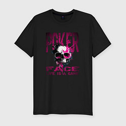 Футболка slim-fit Покер фейс, цвет: черный
