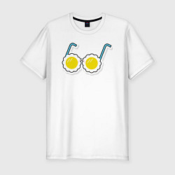 Мужская slim-футболка Веселая яичница
