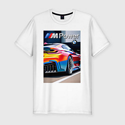 Мужская slim-футболка BMW M Power - motorsport