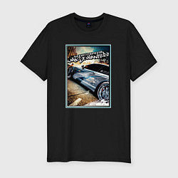 Футболка slim-fit NFS most wanted art, цвет: черный