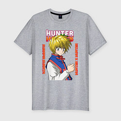 Мужская slim-футболка Курапика Курута