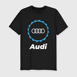 Мужская slim-футболка Audi в стиле Top Gear