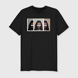 Футболка slim-fit Chief Keef mug shot, цвет: черный