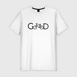 Мужская slim-футболка GooD bike