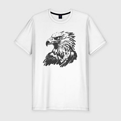 Мужская slim-футболка Орел Одина