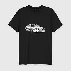 Мужская slim-футболка Toyota Supra MK3