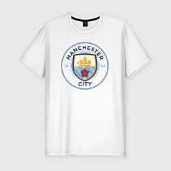 Футболка slim-fit Manchester City FC, цвет: белый