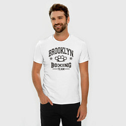 Футболка slim-fit Brooklyn boxing, цвет: белый — фото 2