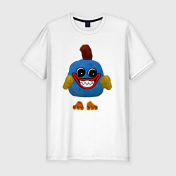 Мужская slim-футболка Хагги Вагги Chicken - Chicken Gun