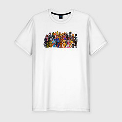 Мужская slim-футболка FNAF Мир