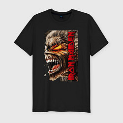 Футболка slim-fit Iron screaming, цвет: черный