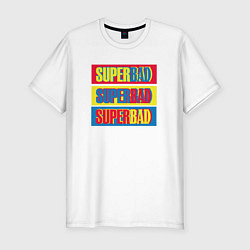 Мужская slim-футболка Супер плохой