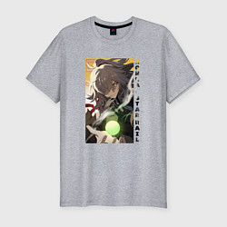 Мужская slim-футболка Взгляд Цзин Юаня