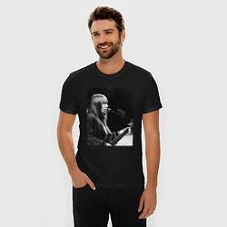 Футболка slim-fit Янка Дягилева, цвет: черный — фото 2