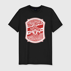 Футболка slim-fit 1878 Manchester, цвет: черный