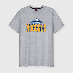 Мужская slim-футболка Denver Nuggets