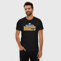 Футболка slim-fit Denver Nuggets, цвет: черный — фото 2