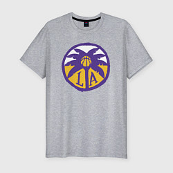 Мужская slim-футболка Lakers California