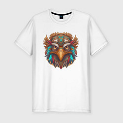 Мужская slim-футболка Орел