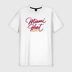 Мужская slim-футболка Miami Heat fan