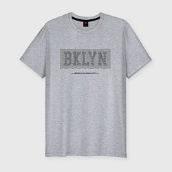 Футболка slim-fit Brooklyn Urban City, цвет: меланж
