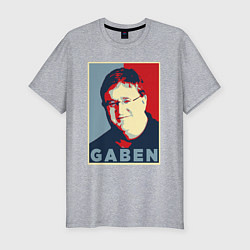 Футболка slim-fit Gaben, цвет: меланж