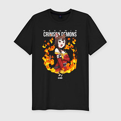 Футболка slim-fit Kono Subarashii Megumin, цвет: черный