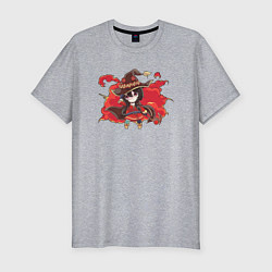 Футболка slim-fit Megumin chibi, цвет: меланж