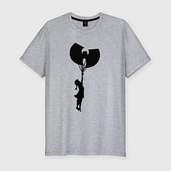 Мужская slim-футболка Wu Tang girl