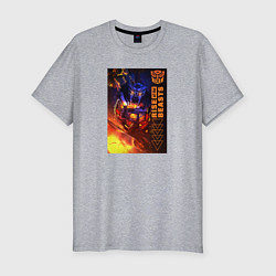 Футболка slim-fit Transformers: Scourge, цвет: меланж