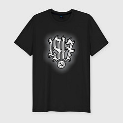 Футболка slim-fit 1917, цвет: черный