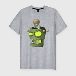 Мужская slim-футболка Зомбосс