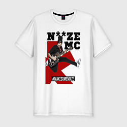 Мужская slim-футболка Noize MC - guitarist