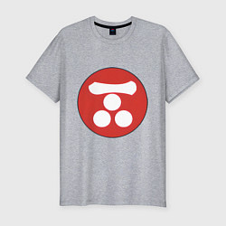 Футболка slim-fit Клан Мори Total War: Shogun 2, цвет: меланж