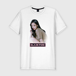 Футболка slim-fit Jennie Blackpink, цвет: белый