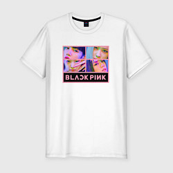 Футболка slim-fit Blackpink участницы, цвет: белый