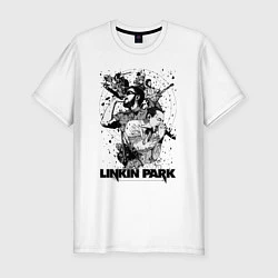Футболка slim-fit Linkin Park all, цвет: белый