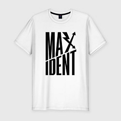 Мужская slim-футболка Maxident - black - stray kids