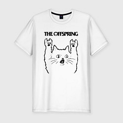 Мужская slim-футболка The Offspring - rock cat