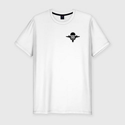 Мужская slim-футболка ВДВ символ логотип