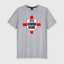 Футболка slim-fit England coming home, цвет: меланж