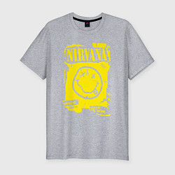 Мужская slim-футболка Nirvana theater