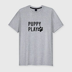 Футболка slim-fit Puppy Play, цвет: меланж