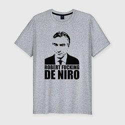 Футболка slim-fit Robert De Niro, цвет: меланж