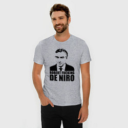 Футболка slim-fit Robert De Niro, цвет: меланж — фото 2