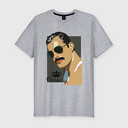 Футболка slim-fit Freddie head, цвет: меланж