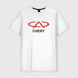 Мужская slim-футболка Chery Logo